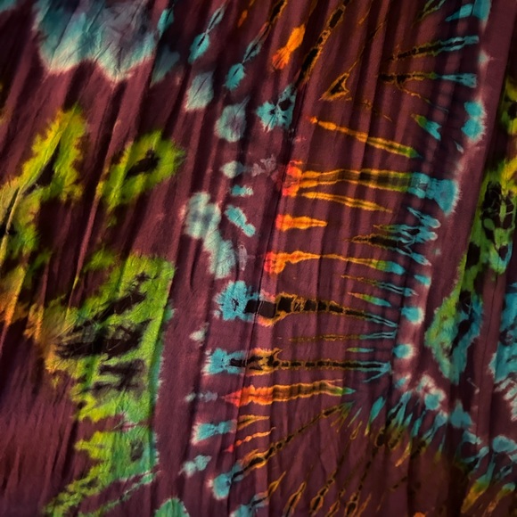 Tie Dye Maxi Skirt - Picture 2 of 4